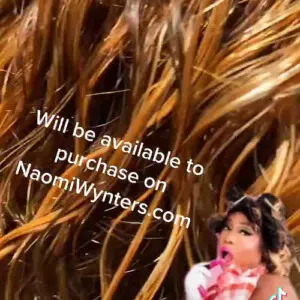 Close-up of curly brown hair