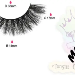 Mermaid lashes with crown logo