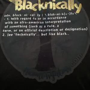 Creative definition of Blacknically displayed